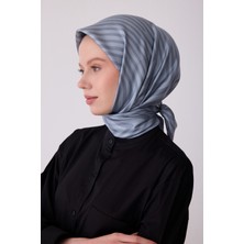 Belli Geometrik Desen Ipek Twill Eşarp  - 2026 Ilkbahar-Yaz (T)   4325-02