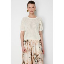 Eskişehir Mağazacılık 79307 Onteks Sıfır Yaka Kısa Kol Bluz