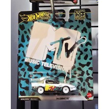 Hot Wheels Pemium Pop Culture Mtv 84 Corvette Model Araba