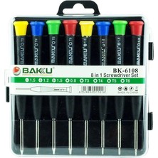 Mey Ithalat® Baku BK-6108 Hassas 8 Parça Tornavida Seti