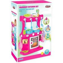 Mey Ithalat® 03 335 Hamarat Ayaklı Mutfak Seti Pembe - Oyuncak