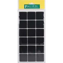 Mey Ithalat® Pacific 6035 Bl Yapışkanlı Keçe  35 mm x 35 mm Siyah
