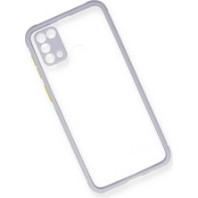 Esranın Dünyası Newface Samsung Galaxy M31 Kılıf Miami Şeffaf Silikon - Lila RSSH34-ESRDNS