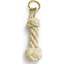 Uslucan Alışveriş Pirinç Örgü Halat Tasarım Anahtarlık