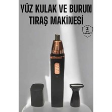 Mey Ithalat® Tıraş Makinesi Kulak Burun ve Yüz Temizleyici Şarjlı Mini