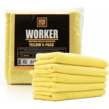 Work Stuff Sarı Worker 5'li Paket Mikrofiber Bez