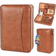 Conquistador Santiago Seyahat Humidoru Deri Taba Renk