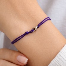 Tutu Tasarım Minimal Ip Bileklik – Ayarlanabilir El Yapımı Şans & Dilek Bilekliği