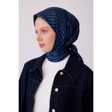 Belli Geometrik Desen Ipek Twill Eşarp  - 2026 Ilkbahar-Yaz (T)   4325-52