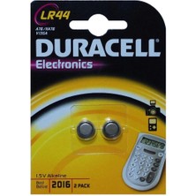 Mey Ithalat® Duracell LR44/AG13/A76 1.5 Volt Alkalin Pil 2'li Paket