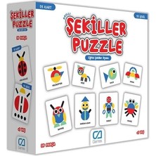 Mey Ithalat® Games Akıllı Şekiller Puzzle 55 Kart 5114