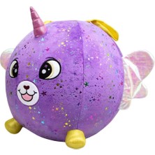 Mey Ithalat® Şişme Peluş Mor Köpek Xxl Shiny Corns S2