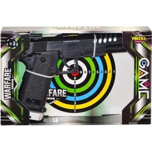 Ematcrt Mey Ithalat® Fab 1702 Pilli Lazerli Silah Oyuncak -Prestij Eğlenceli Tasarım ve Aile ile Oynanabilir