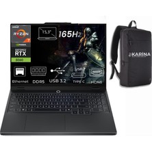 Lenovo Legion 5 15AHP10 Ryzen 7 260 83M00070TR-K14 64GB 4tb RTX5060 8gb (115W) Freedos 15.3" Wuxga Gaming Laptop