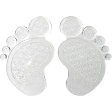 Mey Ithalat®  Ayakkabı Içi Ayak Kaydırmaz Dolgulu Rahat Silikon Pedi Tabanlığı