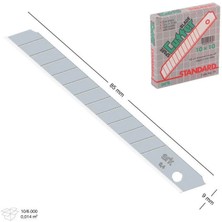 Mey Ithalat® Maket Bıçağı Yedek Bıçağı 80X9 mm Ince Yedek 10 Adet
