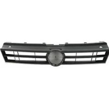 TŞT Volkswagen Polo Ön Panjur 2 Nikelaj Bandlı Siyah 2009 (Oem No:  6R0853651CRYP)