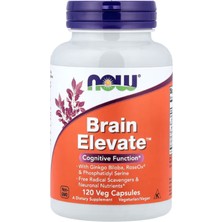 Now Foods Brain Elevate™ Featuring Ginkgo Biloba, Roseox® And Phosphatidyl Serine, 120 Veg Capsules.