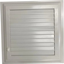 Mey Ithalat® Plastik Menfez 35X35 Beyaz Banyo Wc Havalandırma
