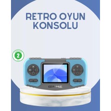 Mey Ithalat® Çocuklara Özel Retro Oyun Konsolu Portatif Eğlence Cihazı