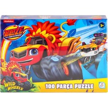 Mey Ithalat® BL0048 Blaze Machines 100 Parça Puzzle