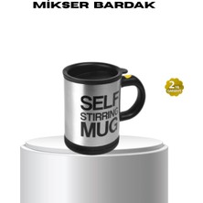 Mey Ithalat® Paslanmaz Çelik Kendi Kendini Karıştıran Akıllı Kupa – Isı Yalıtımlı