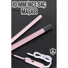 Mey Ithalat® Saç Düzleştirici Ince Bukleler Iyon Özelliği Taşınabilir Döner Kablo