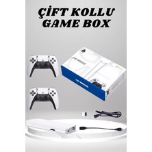 Mey Ithalat® 4K 3D Hd Görüntü Kaliteli Kablosuz Çift Kollu 20.000 Oyunlu Retro Oyun Konsolu Tv Box