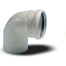 Mey Ithalat® Ege Yıldız 125X90 Pvc Kapalı Dirsek 3,2 mm