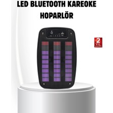 Mey Ithalat® 6.5” LED Işıklı Gts 1793 Bluetooth Hoparlör Güçlü Bass ve Fm Destekli