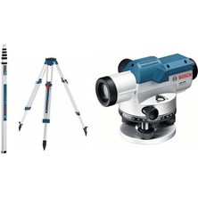 Mey Ithalat® Bosch Gol 26 D+Bt 160 Tripod+Gr 500 Mira 100 Metre Optik Nivelman