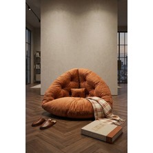 AVYNA Monza™ Premium Relax 2’si 1 Arada Yer Minderi & Armut Koltuk – Ithal Kumaş, Ergonomik Tasarım