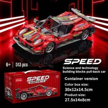 Mey Ithalat® 9055-7  Toyse Toys Bricks Speed Kırmızı -Ekn
