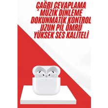 Esranın Dünyası Mey Ithalat® 4.nesil Bluetooth Kulaklık Yüksek Ses Kaliteli Dokunmatik Kontrol Özellikli