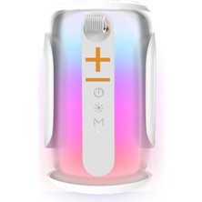 Mey Ithalat®  Pluse 8 Rgb Kablosuz Hoparlör - Beyaz