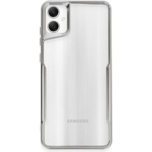 Mey Ithalat®  Samsung Galaxy A05 Kılıf Boyi Silikon Kapak - Gümüş