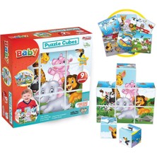 Mey Ithalat® Resimli Küpler 9 Parça  Bebek Aktivite Oyun Seti