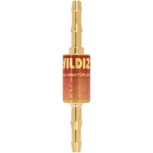 Mey Ithalat® Yıldız 1018 Alev Emniyet Valfi Hortum Arası Için Yanıcı Gaz