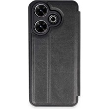 Mey Ithalat®  Xiaomi Redmi 13 4g Kılıf Flip Cover - Siyah