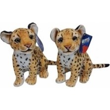 Mey Ithalat® PL50134 25 cm Oturan Küçük Kahverengi Leopar-Hly