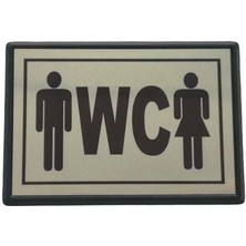 Mey Ithalat® Cemax Yönlendirme Küçük Wc Bay Bayan 10X7 cm