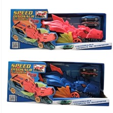 Mey Ithalat® LA-389 Araba Fırlatan Dinozor Kamyon -Vrd