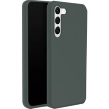 Mey Ithalat®  Samsung Galaxy S24 Plus Kılıf First Silikon - Koyu Yeşil