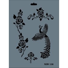 Mey Ithalat® Rich New Seri N-138 Stencil 35X25 cm