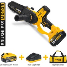 Mey Ithalat® Sgs 5310 Zincirli Kömürsüz Ağaç Budama Testeresi 20 Volt