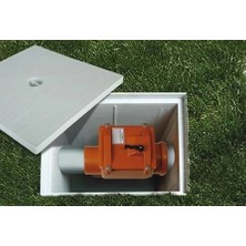 Mey Ithalat® Pvc Pissu Atıksu Çekvalfi 150 mm Kilitli