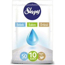 Mey Ithalat®   Babycare Bebek Bakım Örtüsü 60X90 10 Adet