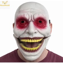 Mey Ithalat® Hareketli Çene Mekanizmalı Korku Maskesi Kırmızı