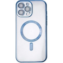 Mey Ithalat®  iPhone 14 Pro Kılıf Kross Magneticsafe Kapak - Sierra Blue