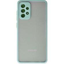 Mey Ithalat®  Samsung Galaxy A72 Kılıf Montreal Silikon Kapak - Turkuaz